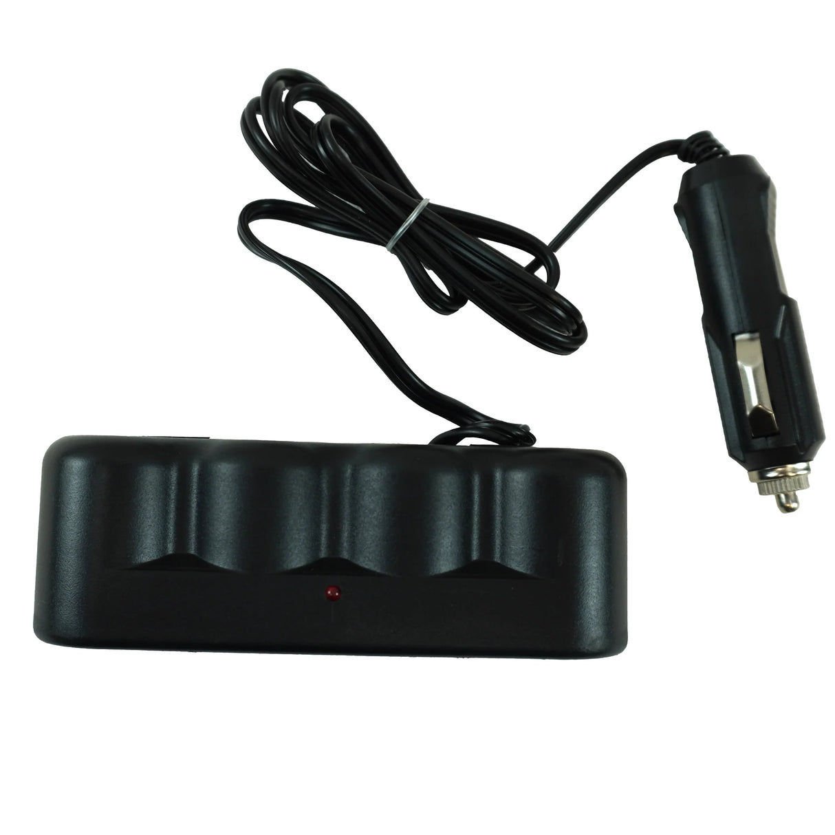 Adaptor auto pentru brichetă cu 4 porturi și indicator LED roșu
