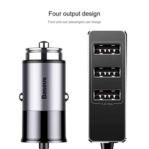 Baseus Enjoy Together 4-Port Car USB Charger 5.5A