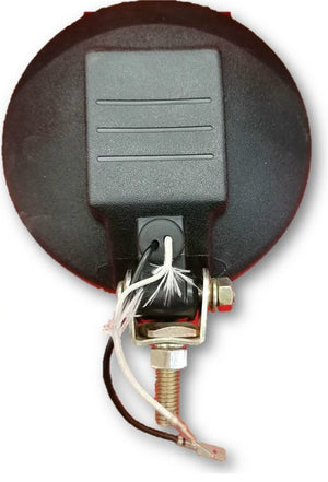 Proiector rotund alb cu bec H3 12V, diametru 150mm