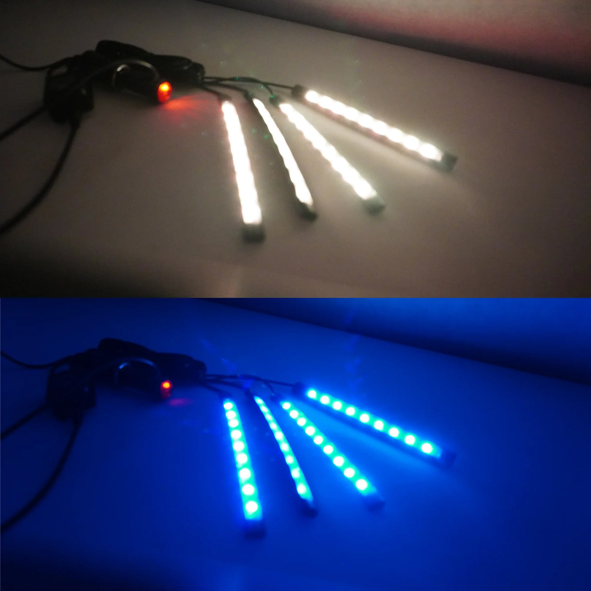 Remote-Controlled Interior LED Strip – 12V, 4x9 LEDs