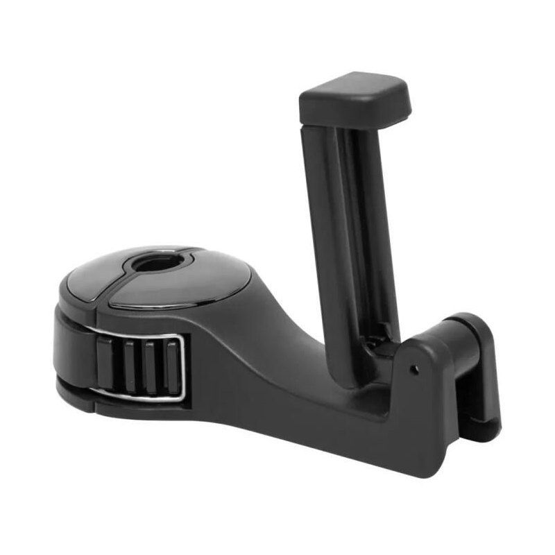 Supporto Auto 2 in 1 per Smartphone e Ganci per Borse da Poggiatesta