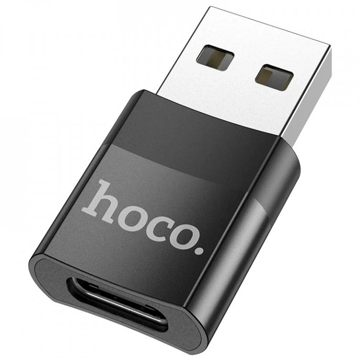 Adaptador USB 2.0 a USB Tipo-C Negro HOCO UA17