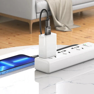 Adaptador USB 2.0 a USB Tipo-C Negro HOCO UA17