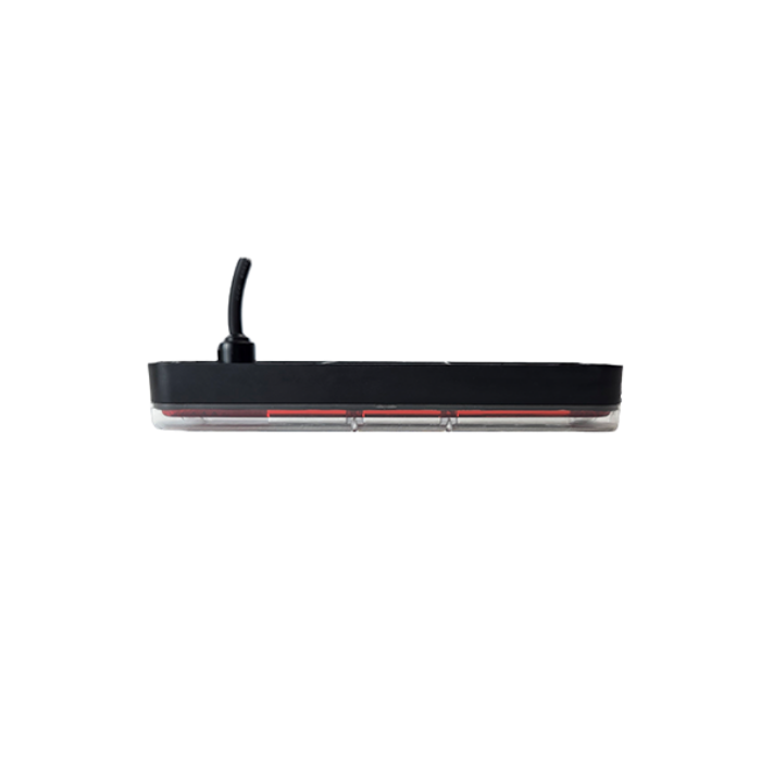 3-Function LED Rear Light with Reflector 12/24V