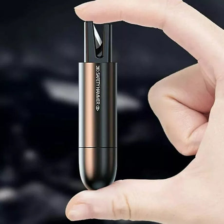 Mini martello frangivetro con taglia-cinture integrato