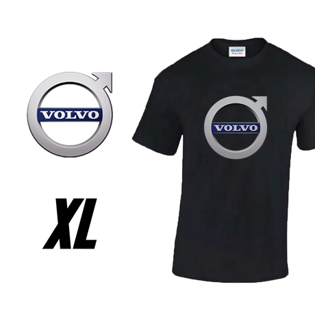 T-shirt Volvo in cotone 100% - Nero