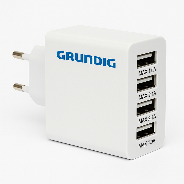 Chargeur USB Grundig à 4 ports – 230V