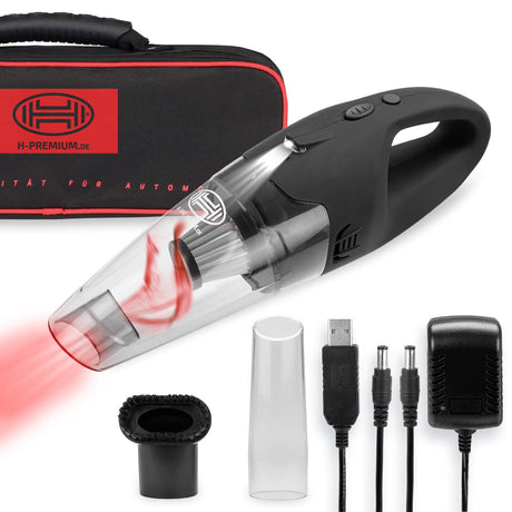 Безжична прахосмукачка за автомобил с вградена батерия