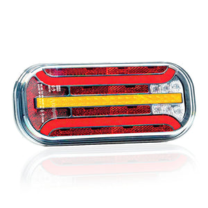 LED Tail Light 6-in-1 with Dynamic Indicator and Reflector 12/24V