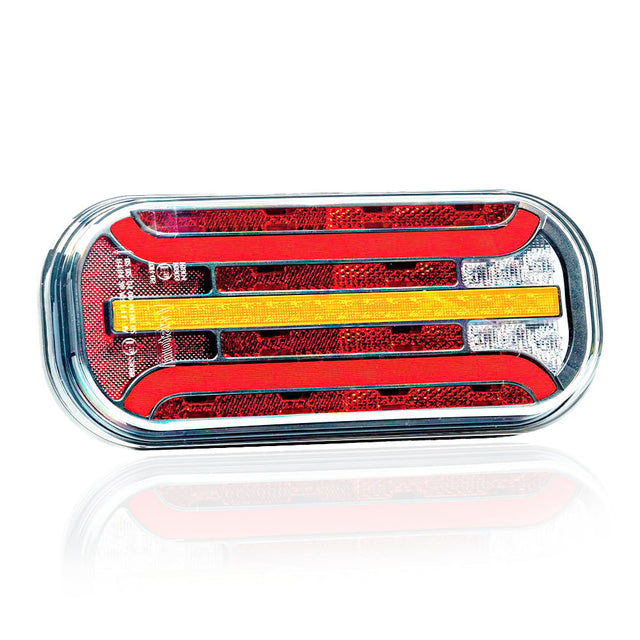 LED Tail Light 6-in-1 with Dynamic Indicator and Reflector 12/24V