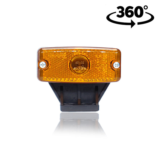 Horizontal Side Marker Lamp with Rubber Base
