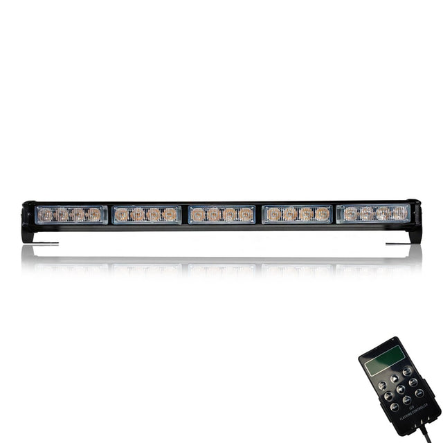 Yellow LED Flashing Light Bar with Controller